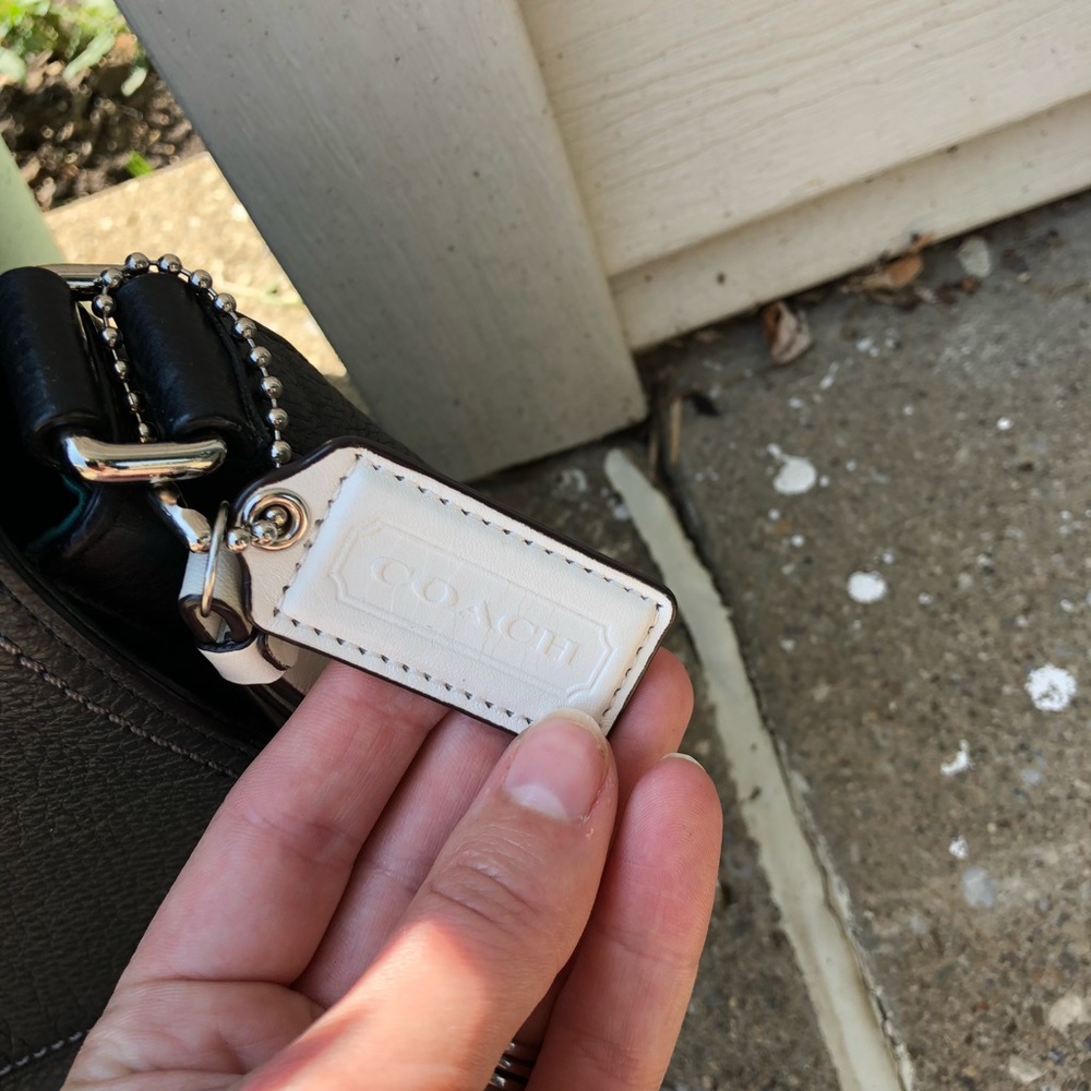 Black Leather Coach Purse